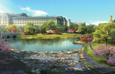 广东东莞·华为松山湖小镇系列景观设计